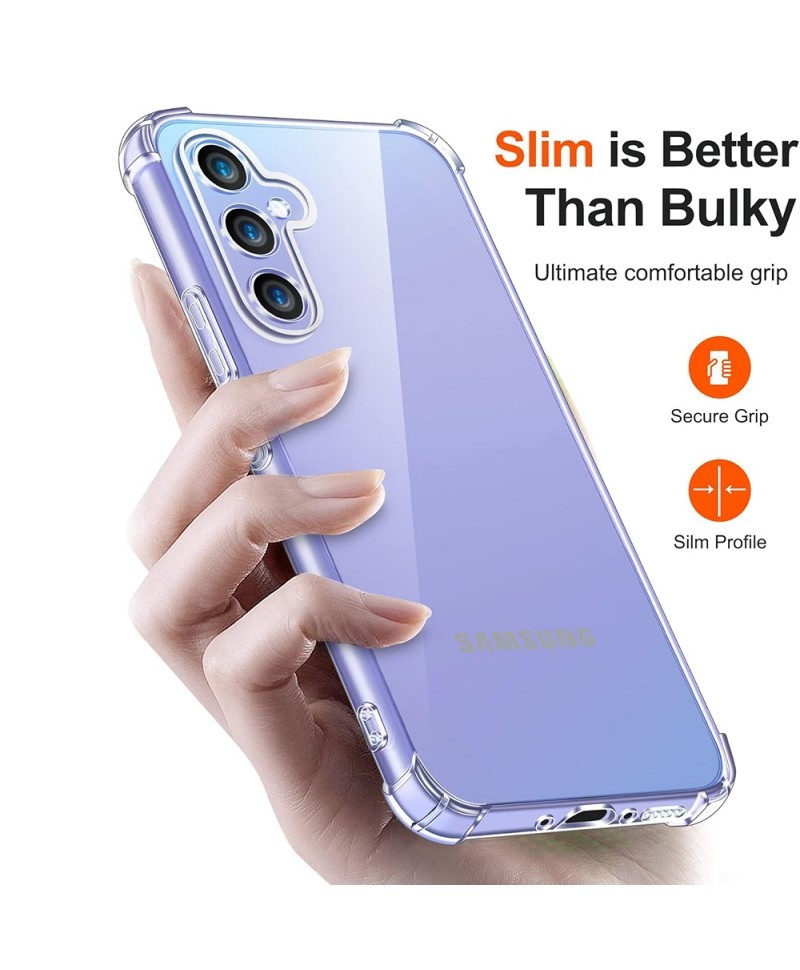 Husa Shockproof Clear Silicone Samsung Galaxy A34 5G , A346