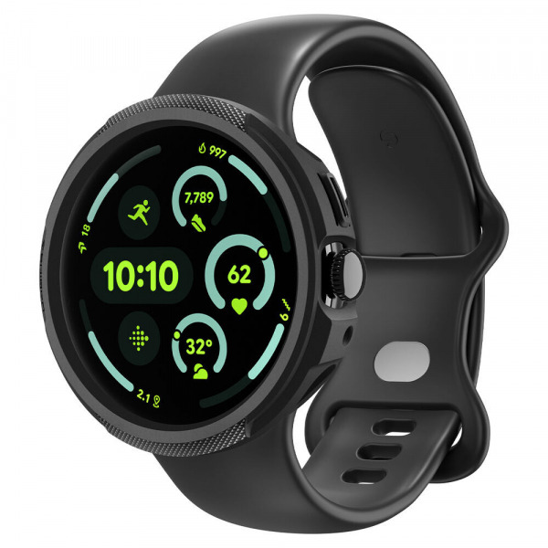 Husa Spigen Liquid Air pentru Google Pixel Watch 4 41mm, Neagra Mata ACS09483