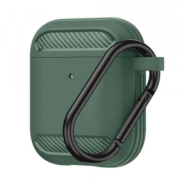 Husa Techsuit Carbon pentru Apple AirPods Gen 2 / Gen 1, Verde