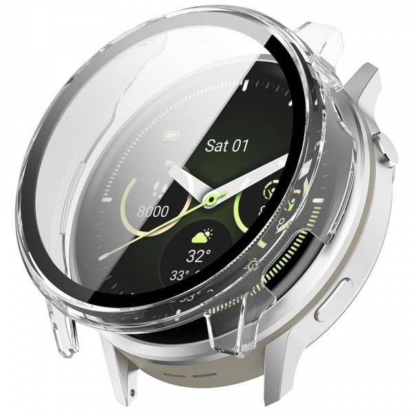 Husa Techsuit Defense360 Pro pentru Garmin Venu 4 45mm, Transparenta