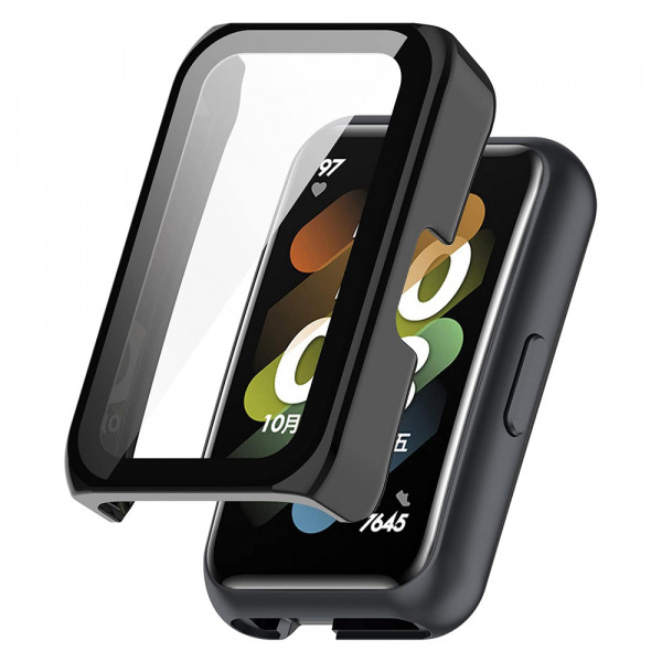 Husa Techsuit Defense360 Pro pentru Huawei Band 8 / Band 9, Neagra