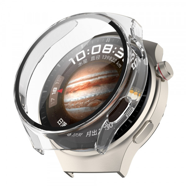 Husa Techsuit Defense360 Pro pentru Huawei Watch 4 Pro, Transparenta