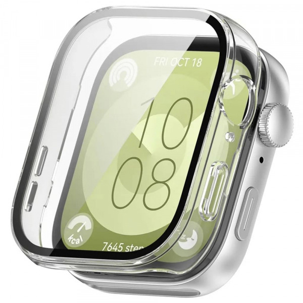 Husa Techsuit Defense360 Pro pentru Huawei Watch Fit 3, Transparenta