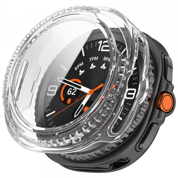 Husa Techsuit Defense360 Pro pentru Samsung Galaxy Watch8 Classic, Transparenta