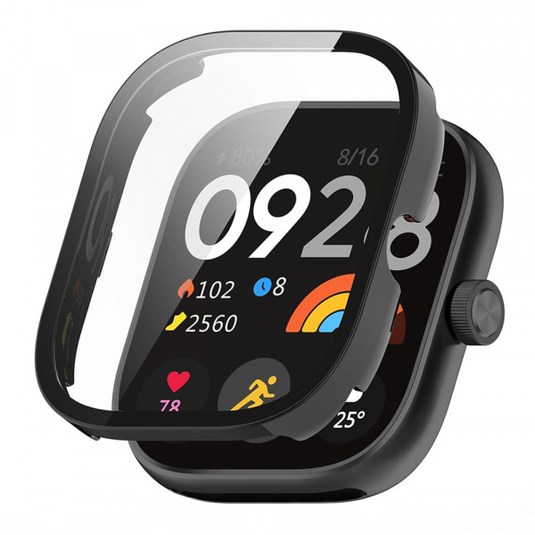 Husa Techsuit Defense360 Pro pentru Xiaomi Redmi Watch 4, Neagra