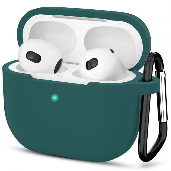Husa Techsuit Silicone pentru Apple AirPods 3, Verde