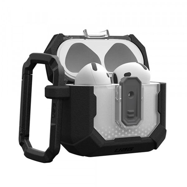 Husa Urban Armor Gear Plasma pentru Apple AirPods 4, Neagra