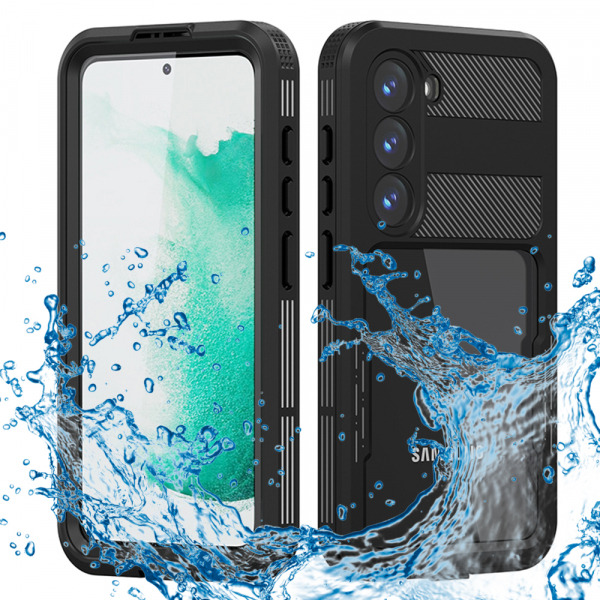 Husa Waterproof pentru Samsung Galaxy S23 S911, ShellBox, Neagra