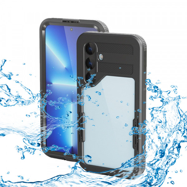 Husa Waterproof pentru Samsung Galaxy S24 S921, ShellBox, Neagra