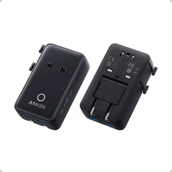 Incarcator Retea Anker Nano Travel, 20W, 3A, 2 x USB-A - 2 x USB-C, Negru A9215H11