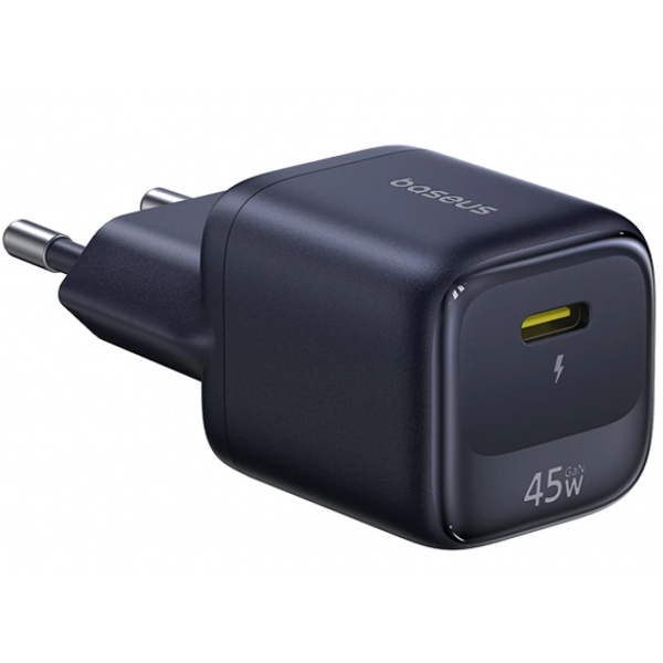 Incarcator Retea Baseus EnerFill FN22, 45W, 3A, 1 x USB-C, Negru E0123300