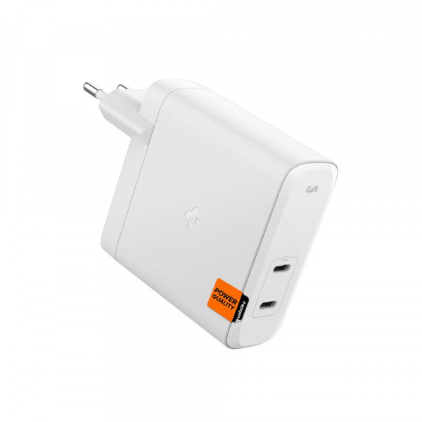 Incarcator Retea Spigen Arcstation Pro, 140W, 3.25A, 2 x USB-C, Alb
