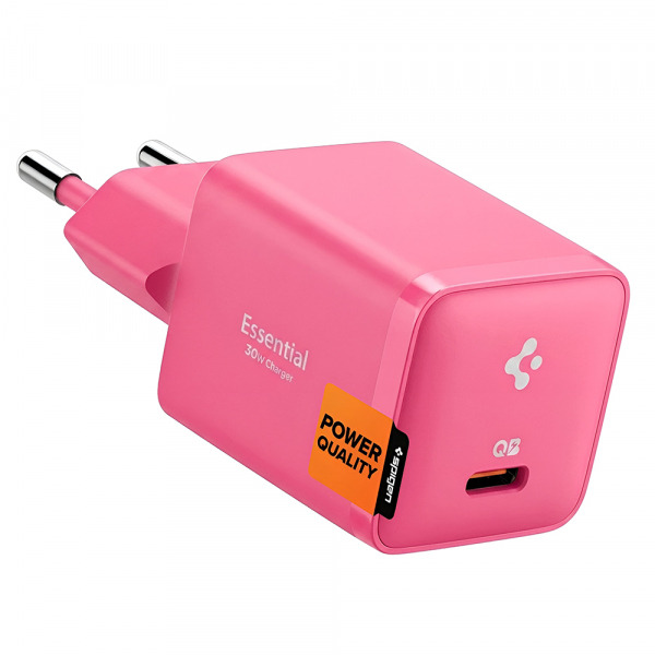 Incarcator Retea Spigen EE301EU Arcstation Essential, 30W, 3A, 1 x USB-C, Roz ACH10449