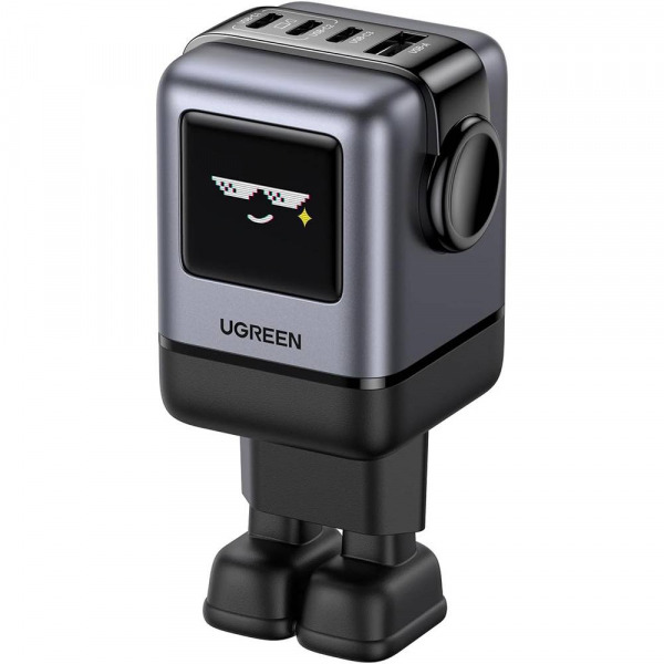 Incarcator Retea UGREEN X688 Uno, 100W, 5A, 1 x USB-A - 3 x USB-C, Negru
