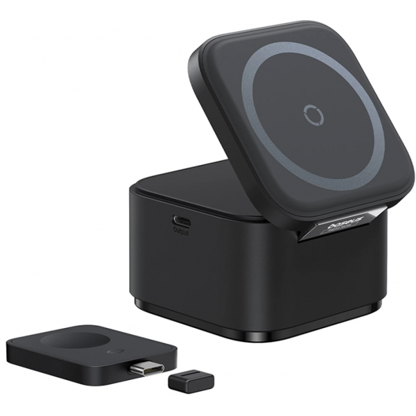 Incarcator Retea Wireless Baseus MagPro 3in1, 25W, 1.67A, Negru P10264100123-01