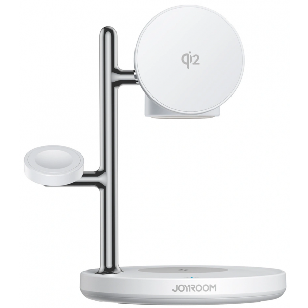 Incarcator Retea Wireless Joyroom JR-W23 3in1, 15W, 1.67A, Alb