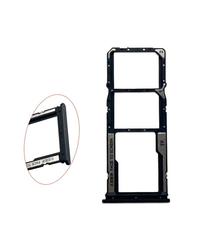 Suport Sim Xiaomi Redmi A3, 23129RN51X, 23129RN51H Negru