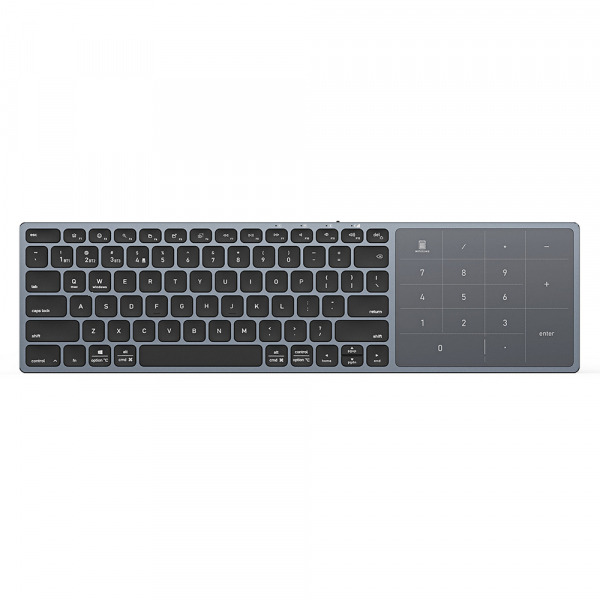 Tastatura Wireless DUX DUCIS LK, BT / Wi-Fi, Neagra