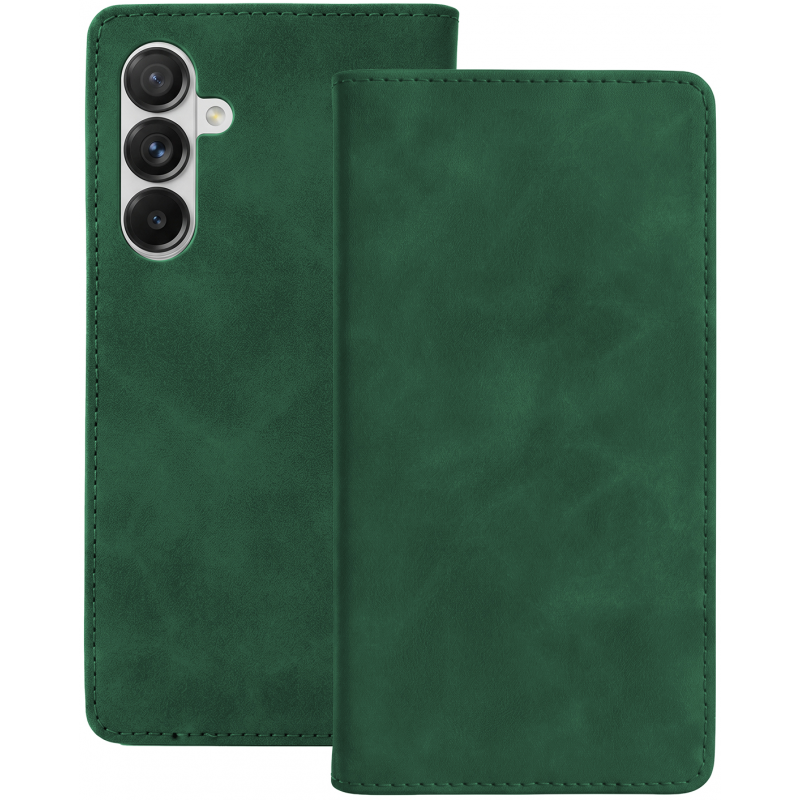 Husa pentru Samsung Galaxy A18 5G A186 / A17 4G A175 / A17 5G A176 / A26 A266, OEM, Smart Suede, Verde
